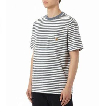 칼하트 윔 26SS SS Ezra Pocket T-Shirt (I036179 3KWXX) (에즈라 포켓 티셔츠)