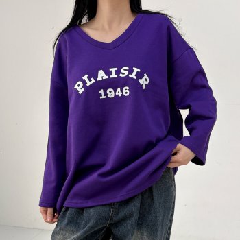 나야홍 / 빅사이즈 601 플레이저기모티셔츠 DBAV632