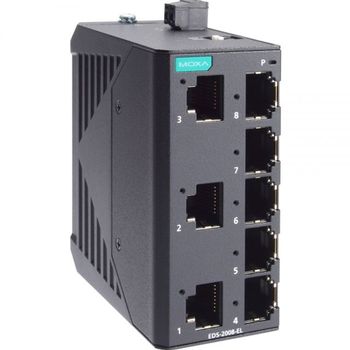 EDS-2008-EL 943ZVD99 산업용 8포트 스위칭 허브 메탈 하우징