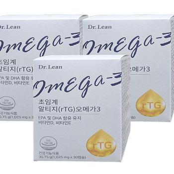 닥터린 초임계 알티지오메가3 rTG 오메가3 30캡슐 3박스 x2SET(SH) (S46607584)