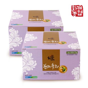 화개농협 [농협] 화개장터 현미녹차50티(75g)x2박스(100티)