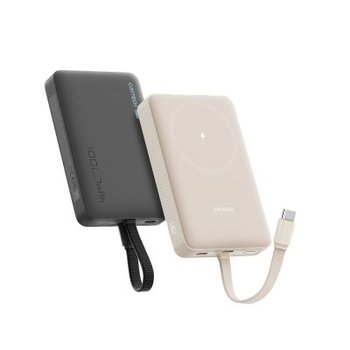 쿡테크 일체형 2in1 마그네틱 맥세이프 보조배터리 22.5W 10000mAh