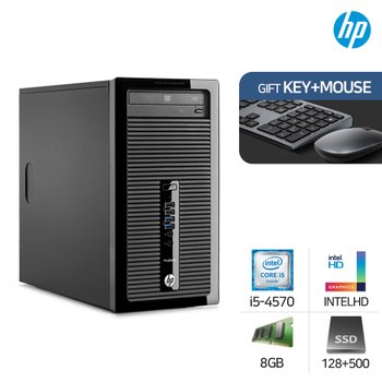HP [중고] [리퍼]HP 프로데스크 400 G1 MT i5-4570 8G 128+500G Win10