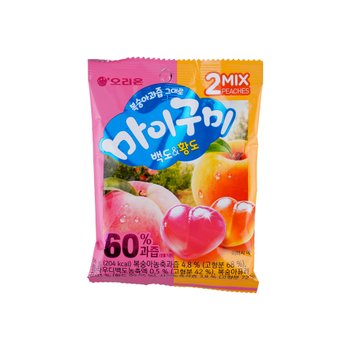 오리온 마이구미 복숭아 66g