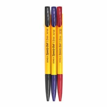 스피디볼 QK08GK75 1.0mm 청 24개 오피스볼펜 볼펜선물 필기볼펜
