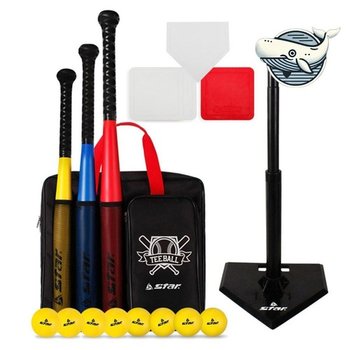 어린이 티볼 전용 스포츠 유아 운동 게임 타격 배팅 티볼공 티볼배트 티볼세트 뉴스포츠