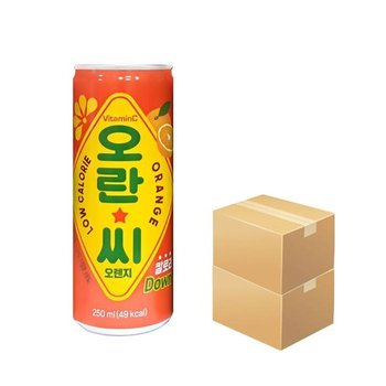동아 오란씨 오렌지 250ml x 60캔 / 과즙 탄산음료 (13314039)