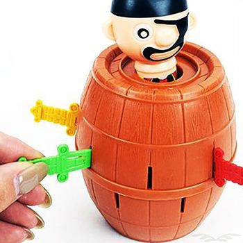 게임기룰렛 해적 테마 복불복 후크 룰렛 술통 파티용 걸이