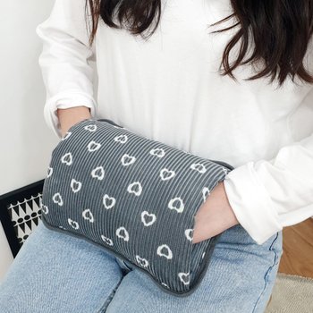 충전식 온수 찜질기 온열 찜질팩 전기 핫팩 허리찜질기 하트포켓