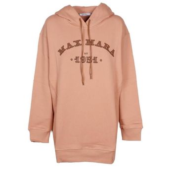 Max Mara 로고 자수 드로스트링 후드티 19260129600 001 TP944449184 139416376