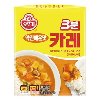 3분 카레 약간매운맛 200g 오뚜기