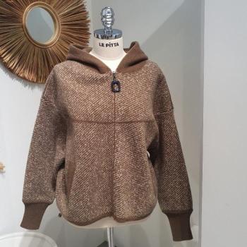 르피타 HC06 사설 라그랑 후드집업(카키) L254UJPA02 (43204921)