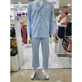 비너스슈 세이브존08 하트타염파자마 YPA6285M(BU) (10364503)