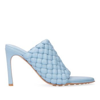 [해외배송] 보테가베네타 알몬드 쉐이프 토 스틸레토 힐 뮬 621340VBTG0 4759