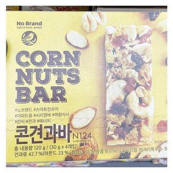 콘견과바 30g x 4 x 2개 + 맨어스트 소독제 증정 b75225
