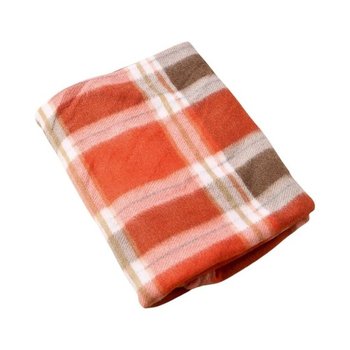 담요 블랭킷 무릎담요 오렌지 기모 110cm 132g DK00
