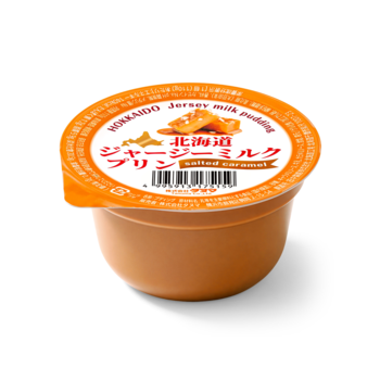 홋카이도 저지밀크푸딩 솔티드 카라멜 110g x 5개 / 일본여행 기념품 간식 식사대용 간편식사