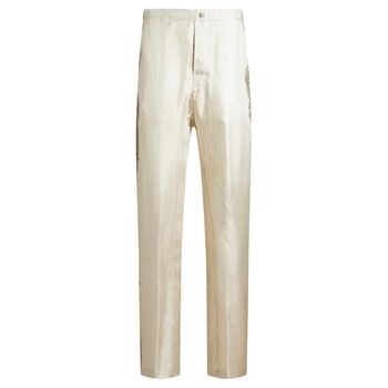 [해외] 페이즐리 프린트 스트레이트 레그 팬츠 MREA0006AK585 X0820 TP934605883 135997755