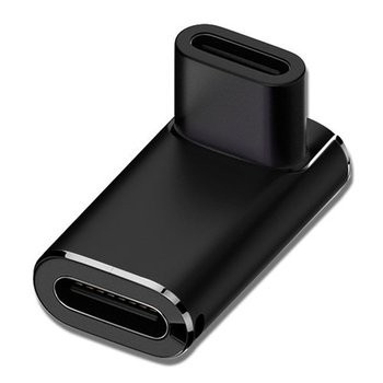 엠비에프 USB4 썬더볼트4 PD 240W 고속충전 C타입 변환 90도 꺾임 연장 젠더