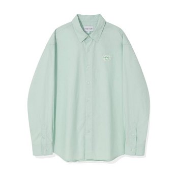 와키윌리긴팔티 CQK WA2300SH01MI 와펜 긴팔 셔츠 민트
