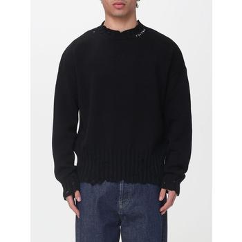 [해외] 26SS 마르니 로고 코튼 박시핏 니트 GCMG0210A0UFC652 00N99 Black