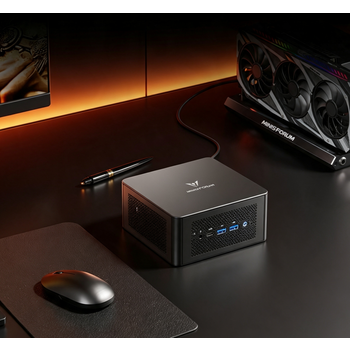 [해외] MINISFORUM UM890 Pro 미니 PC AMD 라이젠 R9 8945HS OCuLink지원