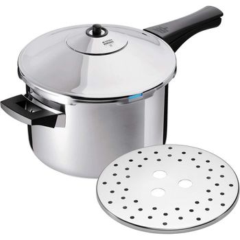 [해외] 영국 쿤 리콘 압력솥 Kuhn Rikon Pressure Cooker Duromatic Inox 3.5L/20cm Food Steamer with