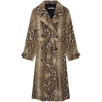 26 SS 스텔라 맥카트니 파이톤 프린트 벨트 트렌치코트 6700223CS303 TP429