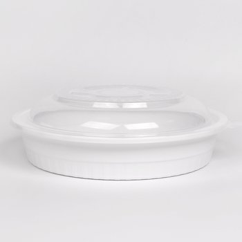 [BW] 아구찜 갈비찜 해물찜 배달 포장 PP 원형 찜용기+뚜껑포함 (중) 100세트