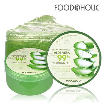 (1+1)푸드어홀릭 알로에베라 수딩젤 300ml /알로에 수분크림 병풀추출물함유 진정 보습