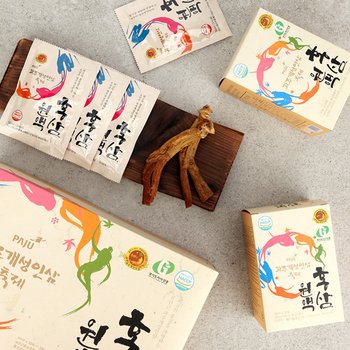 [김포파주인삼농협] 파주 개성 인삼축제 6년근 홍삼원액 50ml x 30포+쇼핑백