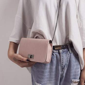 여자 PQO995K0 일상 스타일 스퀘어 체인 미니 고품질 1P 패션