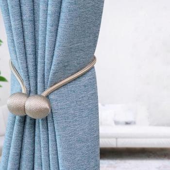 홈매니아 자석 커튼 타이 볼 정리 끈 자석볼 타이볼 타이백 X ( 2매입 )