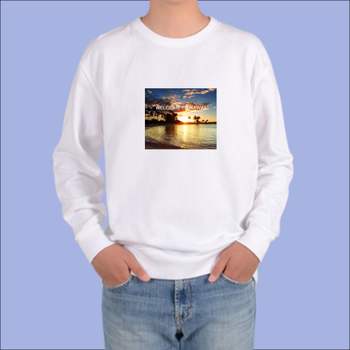 맨투맨 흰색 하와이 알로하 호놀룰루 마우이섬 hawaii