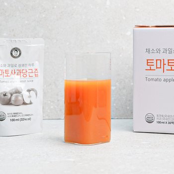 [김재식헬스푸드] 토마토 사과 당근즙 100ml 30팩 1박스