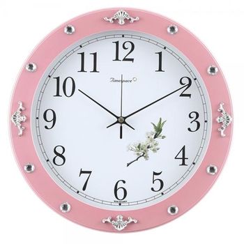 무소음 UW52OV95 벽시계 320 파이 오얏꽃 펄핑크 A-423 PppS