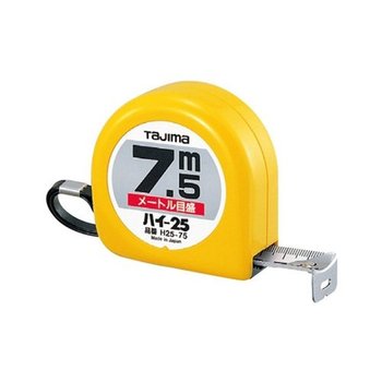 [VCKK6N7Q]타지마 파츠 줄자 수동 H25-75 7.5M