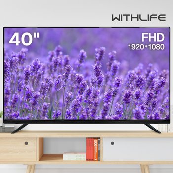 위드라이프 40인치 FHD TV 모니터겸용 원룸 자취생 고화질티비 LED 대기업정품패널