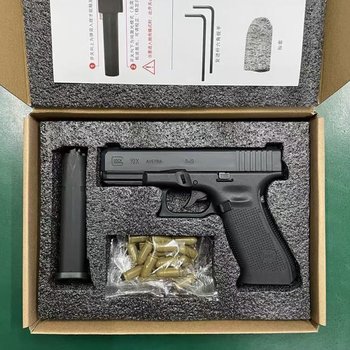 [해외] 무동력 블로우백 탄피배출 글록 19X 레이저건 Glock 일반버전/고급버전(블랙/샌드)