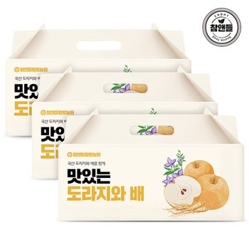 맛있는 도라지와배즙 100ml 30포 3박스