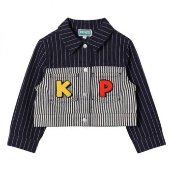 [해외] 겐조 켄조 키즈 스트라이프드 코튼 데님 자켓 Size 10Y K60188-84A 1310529