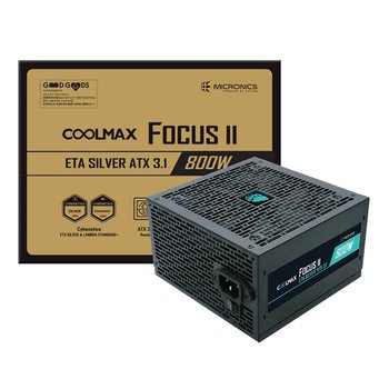 마이크로닉스 COOLMAX FOCUS II 800W ETA 실버 ATX3.1 파워