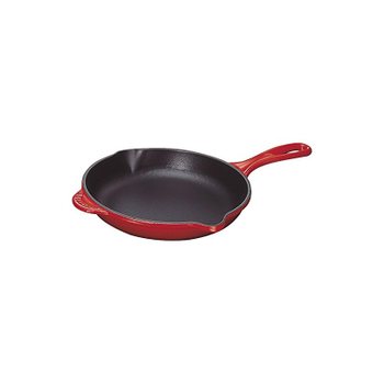 [해외] 르크루제(Le Creuset) 주물 에나멜 냄비 스킬렛 20cm 체리레드 가스 IH 오븐 호환【정품】