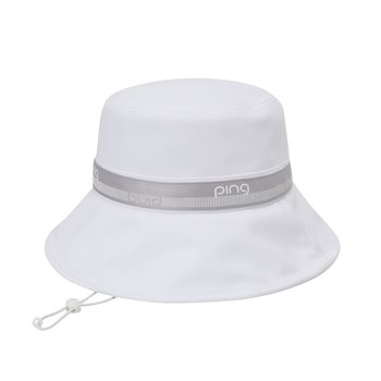 여성 로고 라인 버킷햇 121E3CP055_WH_s