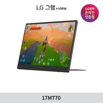 LG 그램뷰 3세대 17MT70 17인치 플러스뷰 포터블 휴대용 듀얼 모니터 2025 +view 보조모니터