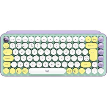 [해외] 독일 로지텍 popkeys 1825712 Logitech POP Keys Mechanical Wireless Keyboard with Customizab