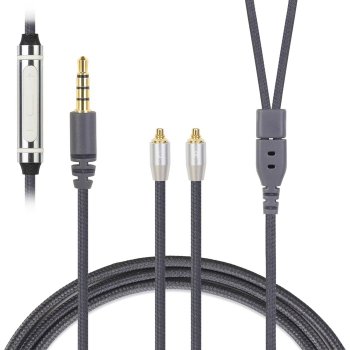 [해외] 3APLUS HBC13 리케이블 <b>IE900</b>용 이어폰 케이블 마이크 3.5mm 4코어 고순도 O