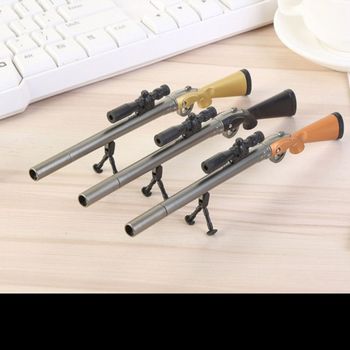 스나이퍼 저격총 밀리터리 게임 kar98k 총 모양 파란색 펜(랜덤발송)