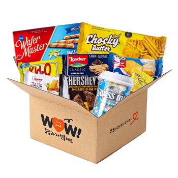 추억의 간식 수입과자세트 6호 / 키드오 티포 와퍼마스터롤 코코아 로아커 비스킷 쿠키