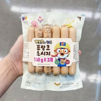 목우촌 뽀로로와 친구들 프랑크 소시지 130g x 3개 tx801341